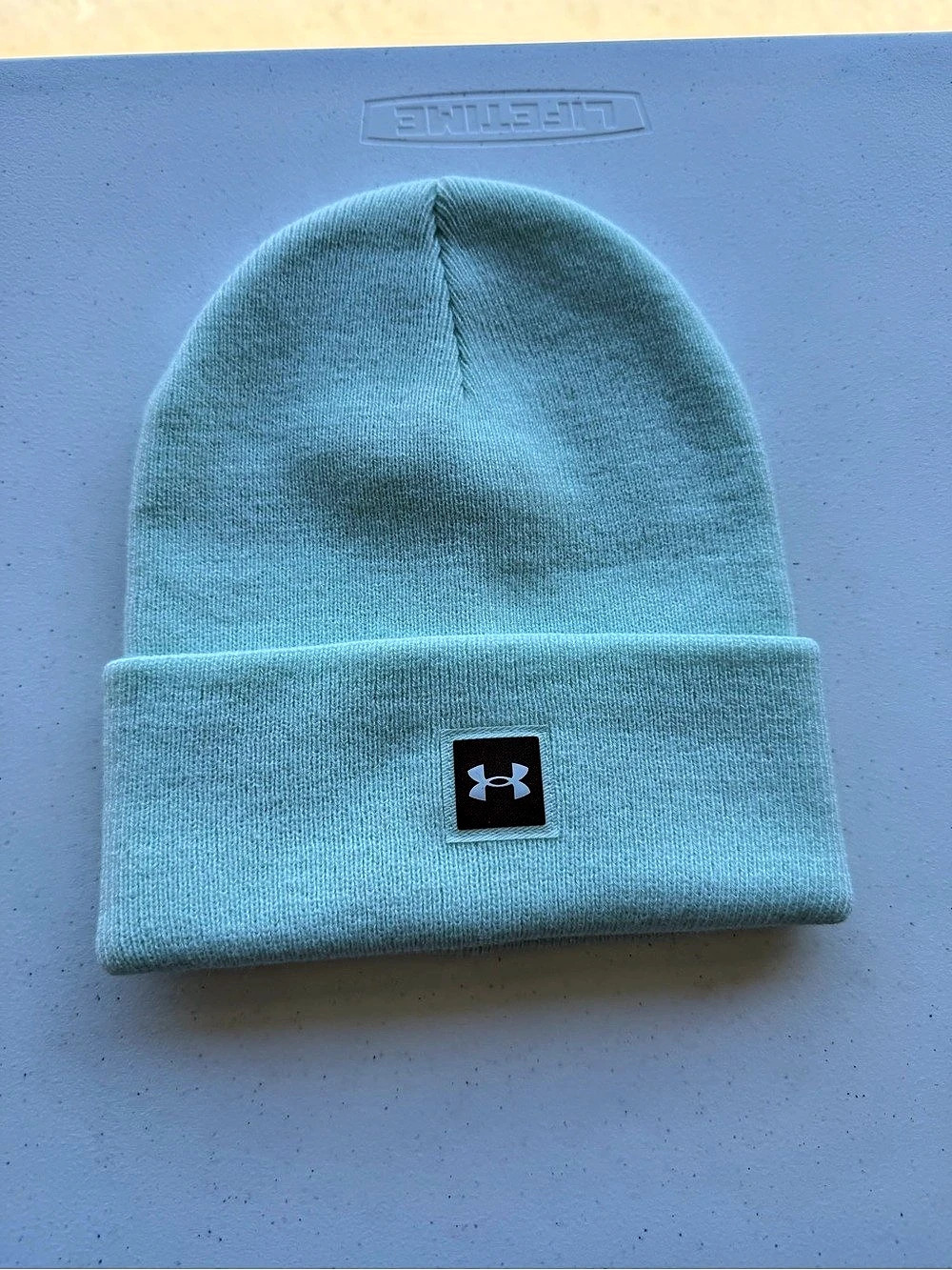 Under Armour UA Halftime Cuff Beanie Mint Green NWOT